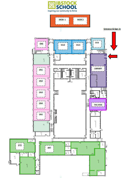 Year 11 Progress Evening Map